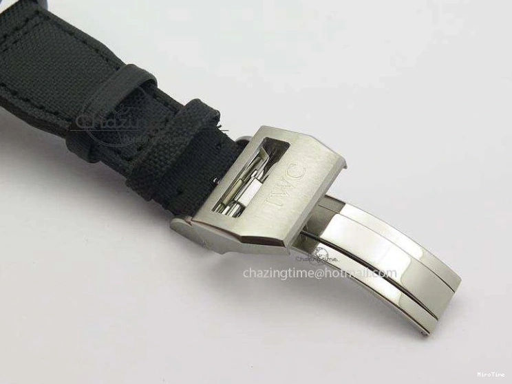 MIROTIME 0812 Pilot Chrono IW388003 Real Ceramic V6F 1:1 Best Edition On Black Nylon Strap A StreetReady 7284